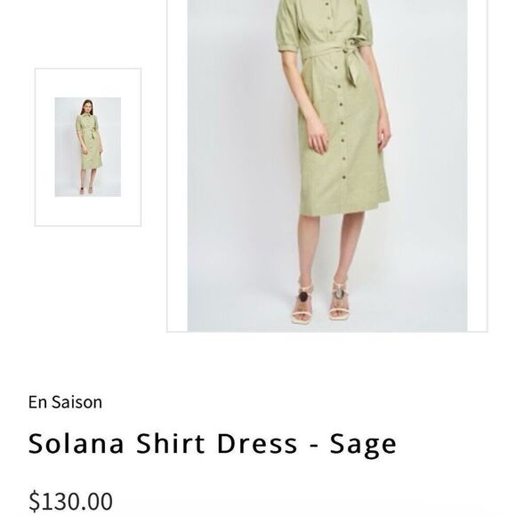 En Saison Linen Dress - Picture 5 of 7